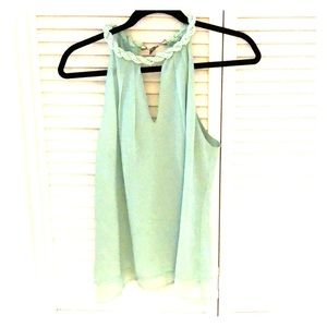 Mint green blouse